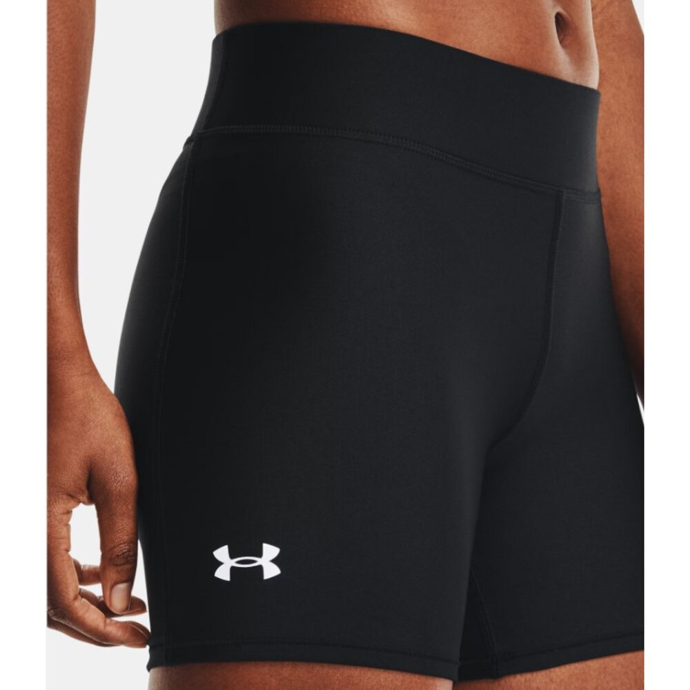 Under Armour Women's HeatGear Compression Shorts -Small Black - Picture 1 of 7